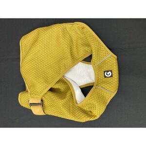 Gooby Comfort X Step-In Dog Harness Mustard Yellow Mesh Choke Free Large